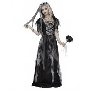 girls cemetery bride costume